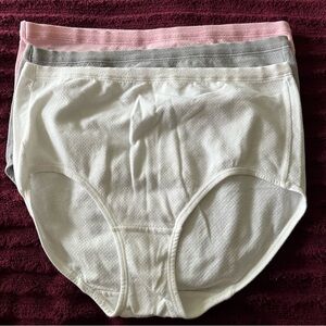 Fruit of the Loom Women's Panties - White, Gray, Pink